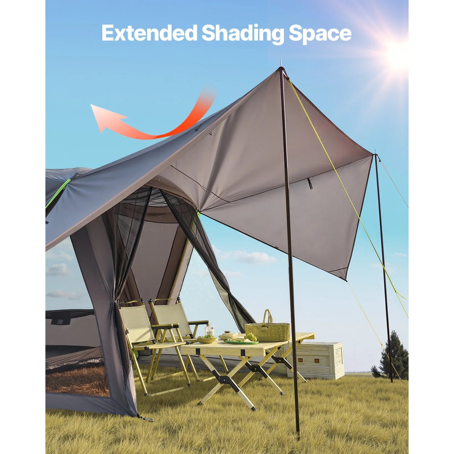 SUV Tailgate Tent with Awning - Vehicle-Mounted Shelter